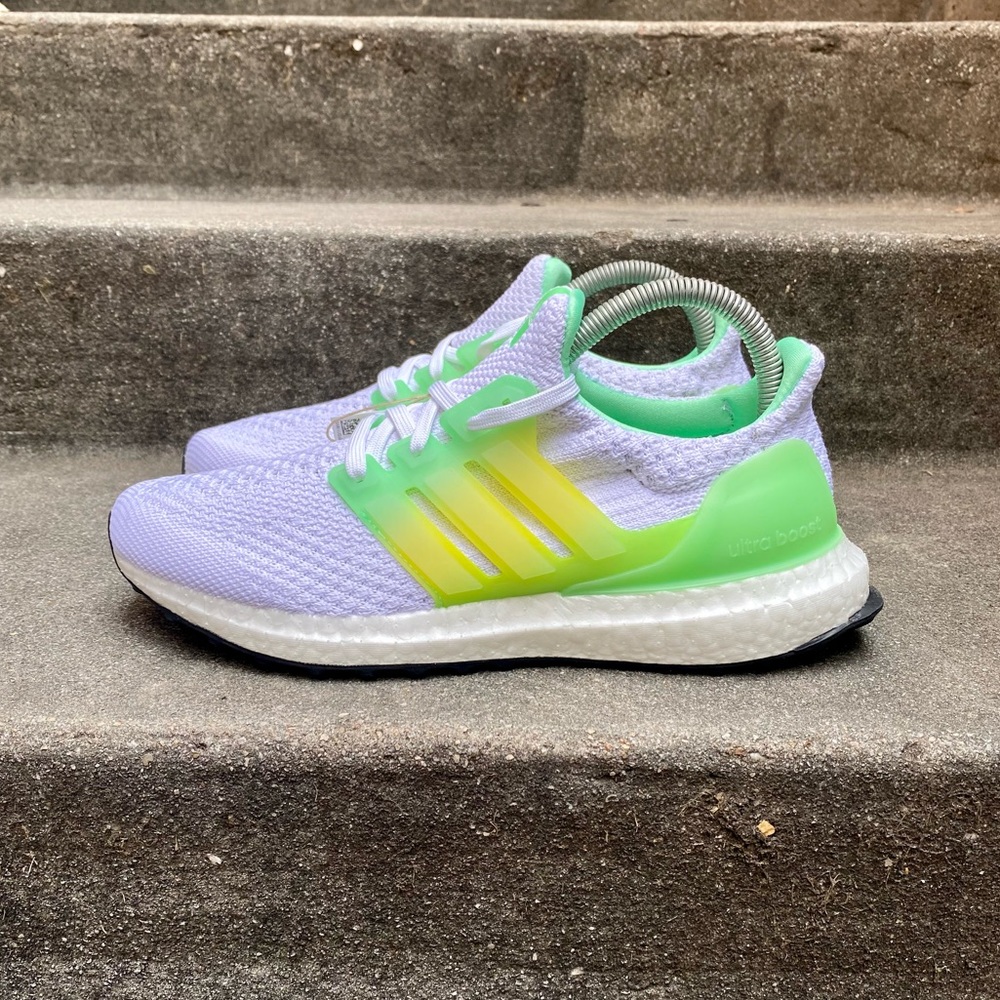adidas Ultra Boost 5.0 DNA Junior Cloud White Beam Green